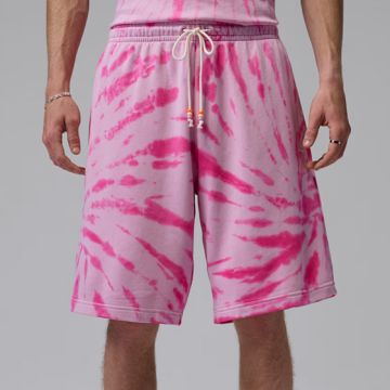 BROOKLYN FLEECE TIE-DYE FESTIVAL SHORTS 'ICED CARMINE/PINKSICLE'