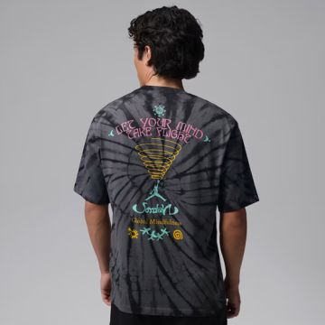 BROOKLYN TIE-DYE FESTIVAL T-SHIRT 'IRON GREY'