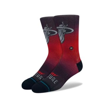 NBA X STANCE 2024 CITY EDITION POLY CREW SOCKS 'MIAMI HEAT'