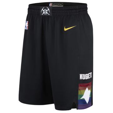 NBA DENVER NUGGETS CITY EDITION DRI-FIT SWINGMAN SHORTS 'BLACK'