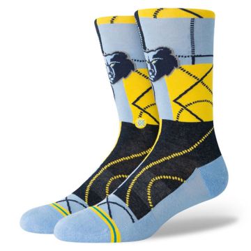 NBA ZONE CREW MEMPHIS GRIZZLIES SOCKS 'LIGHT BLUE'