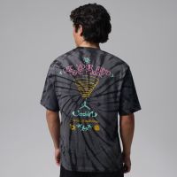 BROOKLYN TIE-DYE FESTIVAL T-SHIRT 'IRON GREY'