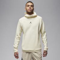 JORDAN DRI-FIT SPORT MENS AIR FLEECE PULLOVER HOODIE 'COCONUT MILK/BLACK'